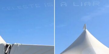 Vile ‘Celeste is a liar’ sky message appears above Coachella after D4vd’s arrest for murder