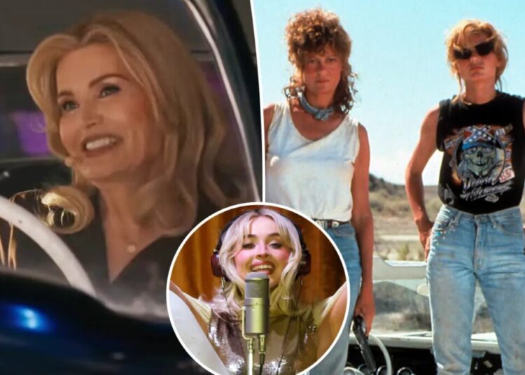 Geena Davis completes Sabrina Carpenter’s ‘Thelma & Louise’ tribute at Coachella