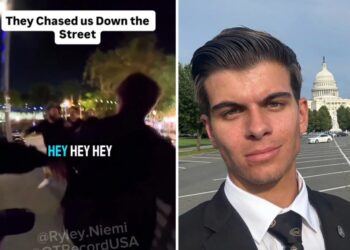 Conservative influencer attacked by gay couple with baby in West Hollywood after asking about parenting choice