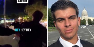 Conservative influencer attacked by gay couple with baby in West Hollywood after asking about parenting choice