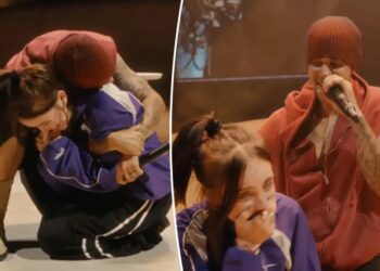 Justin Bieber serenades superfan Billie Eilish during second headlining Coachella set
