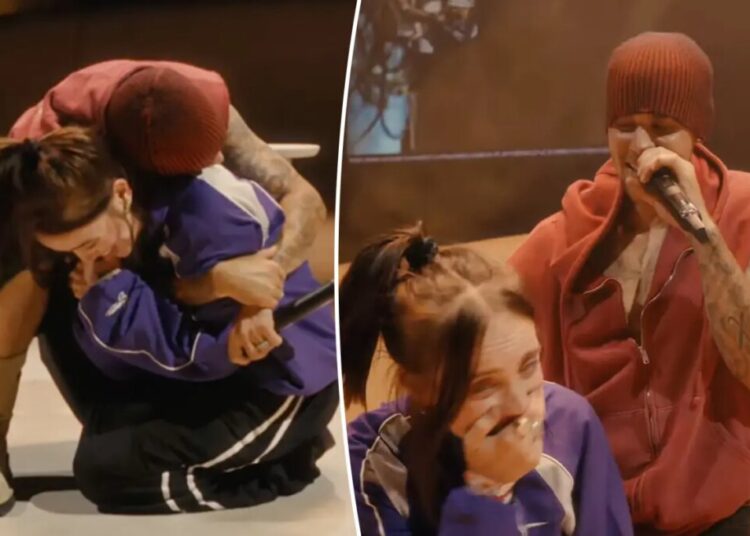 Justin Bieber serenades superfan Billie Eilish during second headlining Coachella set