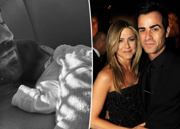 Jennifer Aniston subtly reacts after ex-husband Justin Theroux welcomes baby with wife Nicole Brydon Bloom