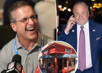 Andrew Murstein and Bo Dietl welcome new Giants head coach John Harbaugh to the city with special dinner