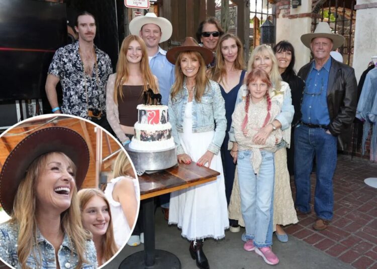 Jane Seymour continues her 75th birthday celebration with her ‘Dr. Quinn, Medicine Woman’ co-stars
