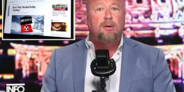 Furious Alex Jones vows to fight takeover of Infowars by The Onion — asks his audience to buy up merch