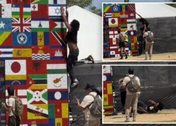 Instant karma for Coachella activist who tried to tear down Israeli flag