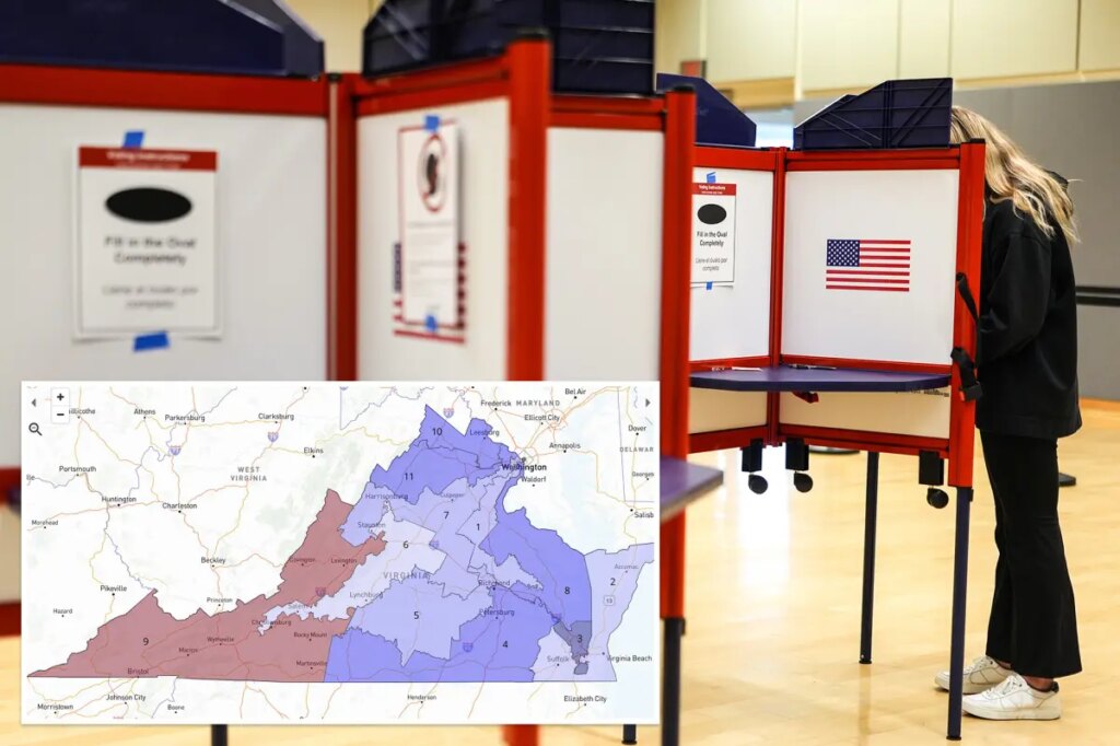 Virginia voters narrowly approve gerrymandered congressional maps – boosting Dem chances of retaking the House 