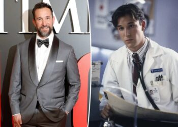 Noah Wyle admits he blew through all his ‘ER’ earnings before comeback role in ‘The Pitt’