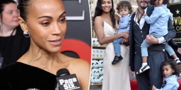 Zoe Saldaña on the challenges of raising 3 sons: ‘Men are delicate flowers’