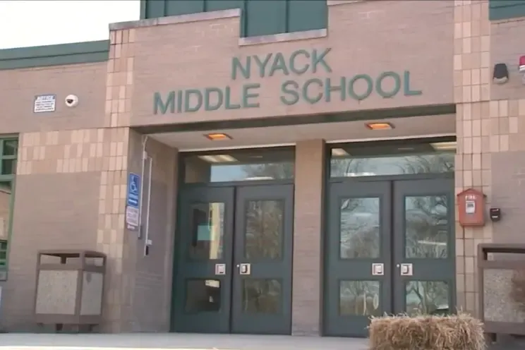 Exterior of Nyack Middle School.