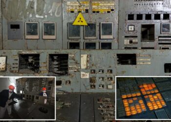 Eerie photos of abandoned Chernobyl plant show lights still glowing on nuclear control panel: ‘Incredibly sad’