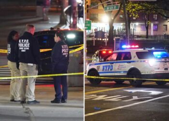 NYPD cop opens fire on career criminal who shot man outside NYC store in ambush-style attack