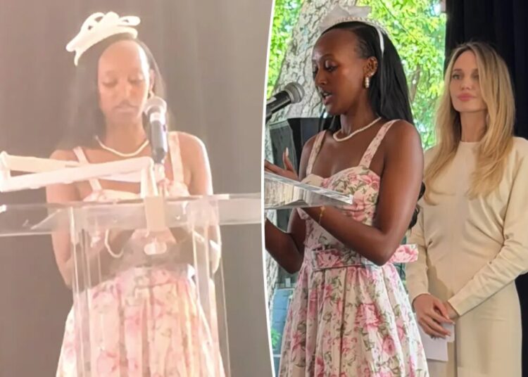 Angelina Jolie’s daughter Zahara makes rare comment about actress in touching speech