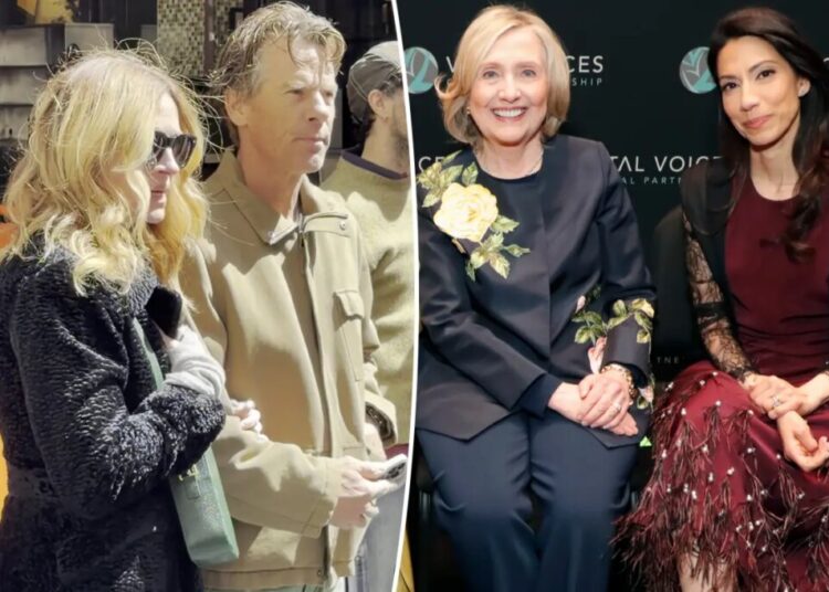 Huma Abedin and Hillary Clinton unite for a cause, Julia Roberts has a Broadway date night and more sightings