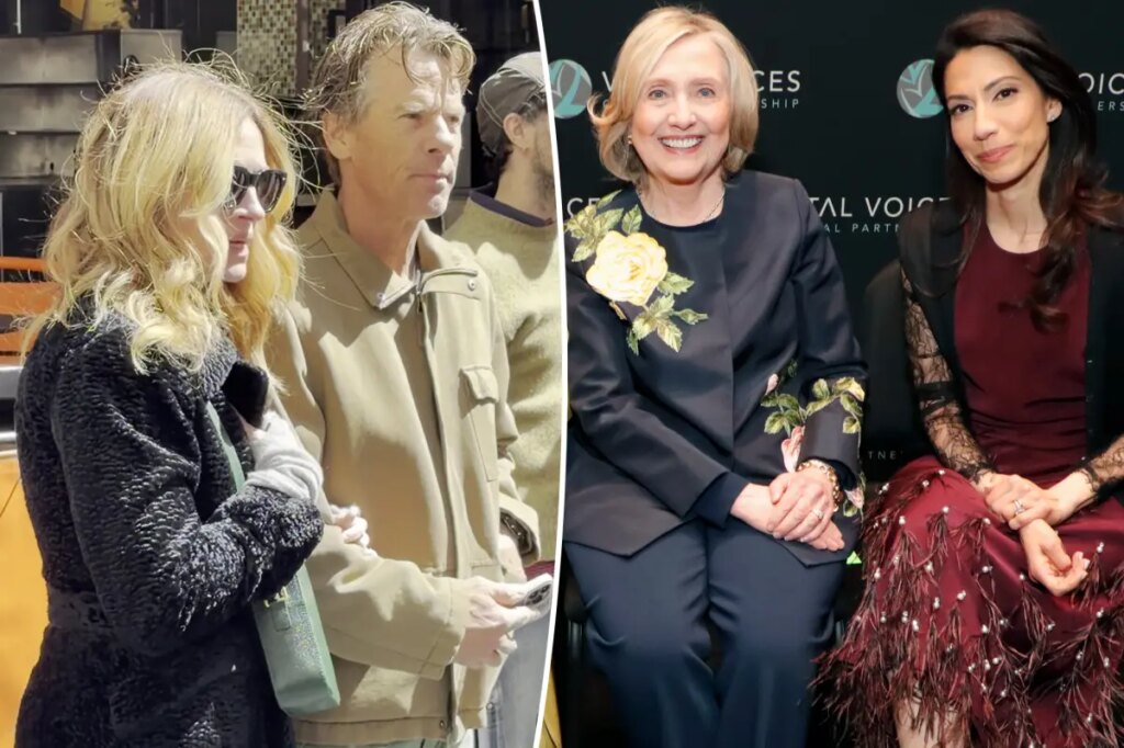 Huma Abedin and Hillary Clinton unite for a cause, Julia Roberts has a Broadway date night and more sightings