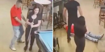 Viral video of man knocking out drunk creep who groped his wife at bar divides the internet