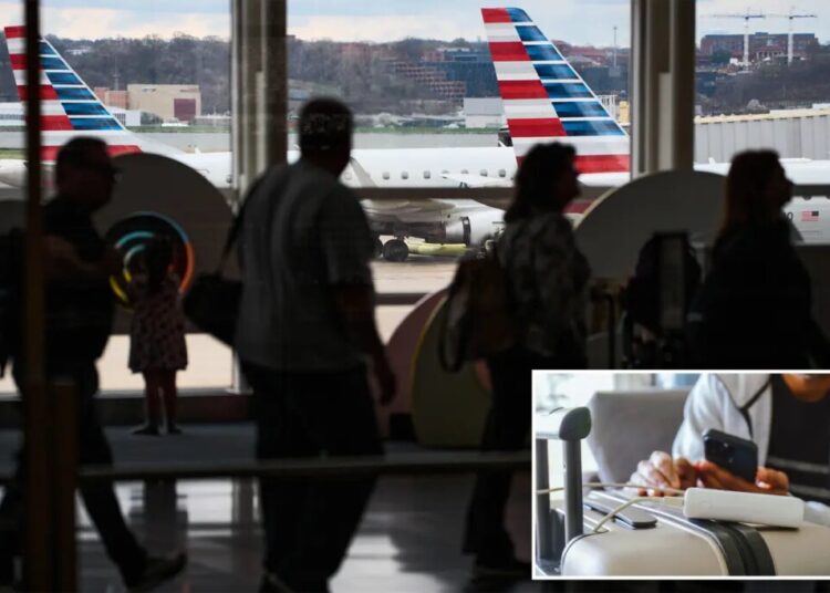 American Airlines imposes limits on portable chargers