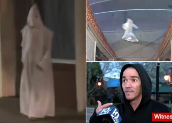Sicko walks through quiet Rhode Island town in KKK robes: ‘That’s a whole different level of racism’