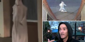 Sicko walks through quiet Rhode Island town in KKK robes: ‘That’s a whole different level of racism’