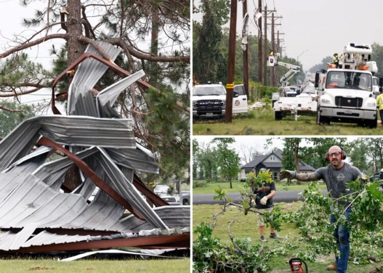 Thunderstorms tear through Texas, leaving 2 hospitalized as winds rip roofs off homes