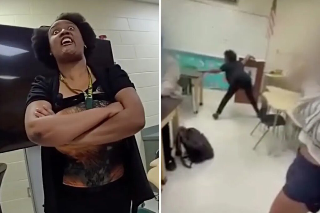 Florida teacher fired after allegedly twerking in class, grabbing student’s neck and calling herself ‘million-dollar prostitute’