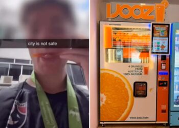 French teen charged in Singapore over a vending machine straw-licking video