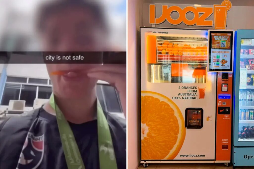 French teen charged in Singapore over a vending machine straw-licking video