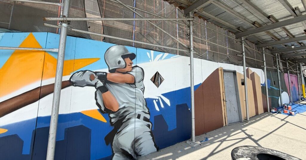 A Mermaid, a Ballplayer: This Mural Salutes Coney Island