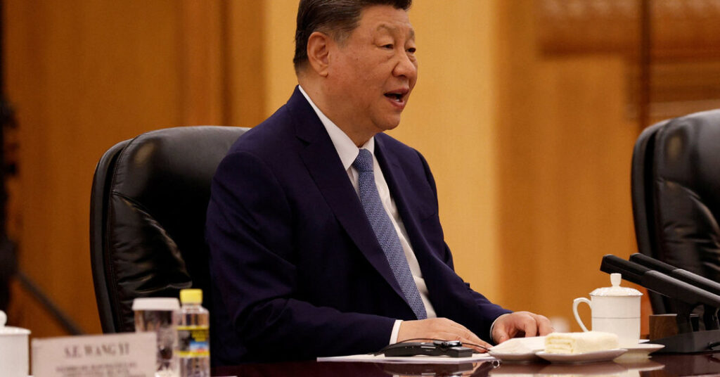 Xi Offers Veiled Critique of U.S. in Rare Comments on War in Iran