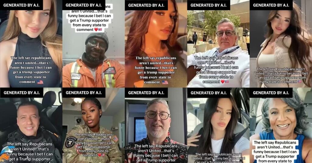 Hundreds of Fake Pro-Trump Avatars Emerge on Social Media