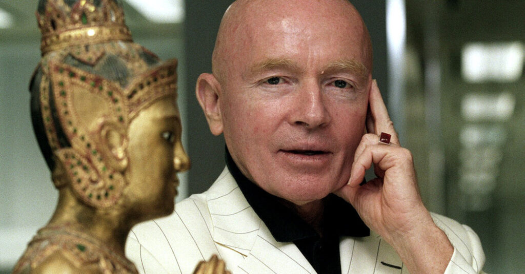 Mark Mobius, Pioneering Investor in Emerging Markets, Dies at 89