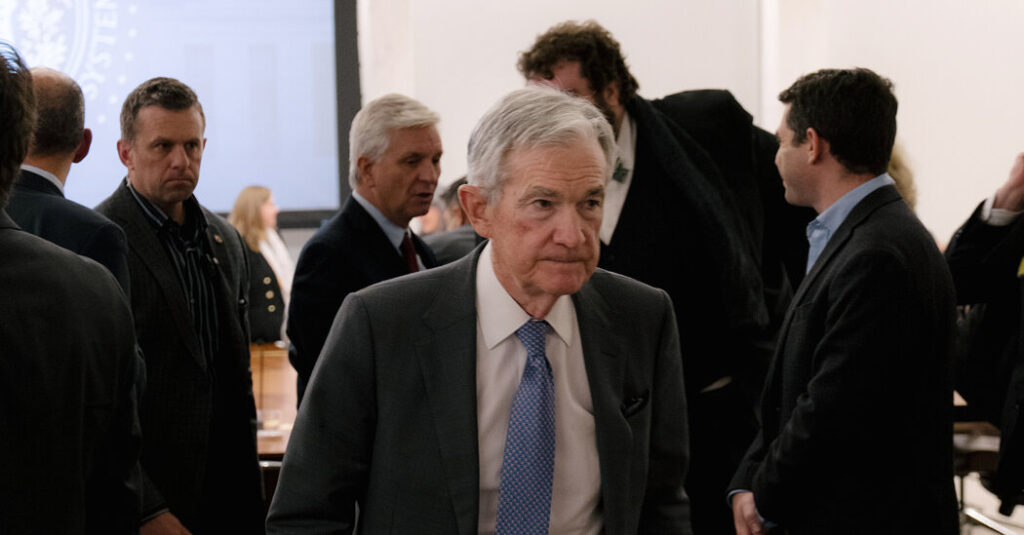 Powell Says He Will Stay on as Fed Governor After Term as Chair Ends