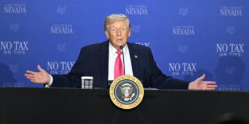 Trump Brushes Off High Fuel Costs as ‘Fake’ in Economic Speech in Las Vegas