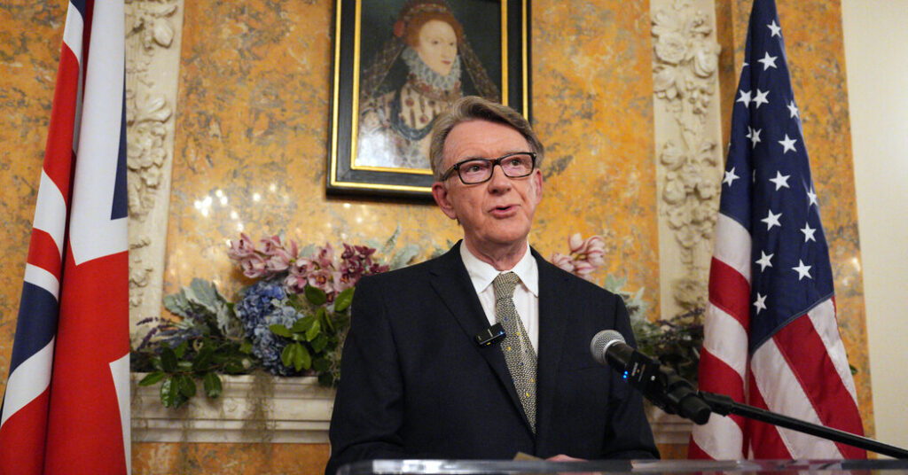 Mandelson Became Britain’s Ambassador to U.S. Despite Failing Security Vetting