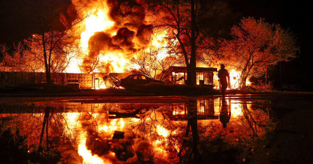 Russian Strikes Kill at Least 15 in Biggest Barrage on Ukrainian Cities in Months