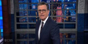 Stephen Colbert Wants the Vice President to Lay Off the Pope