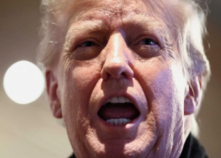 Trump drops blatantly false outburst after storming out of Supreme Court hearing