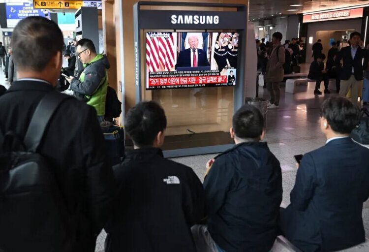 Asian markets drop after Trump signals he’ll bomb Iran ‘back to the stone ages’, tells other countries to ‘take the lead’ in reopening Hormuz