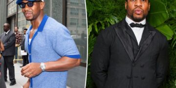 Jonathan Majors falls through window while filming new action movie, leading to crew walking off set