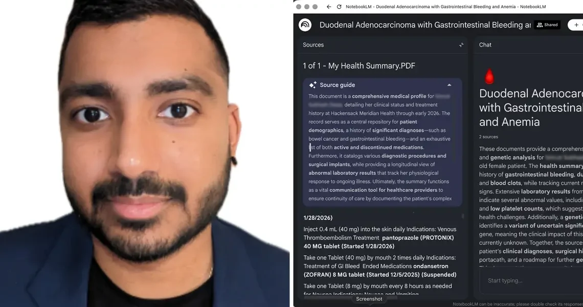 I vibe coded an AI tool to help my mom fight stage 4 cancer. It helped us catch errors in her treatment and let her die with dignity.