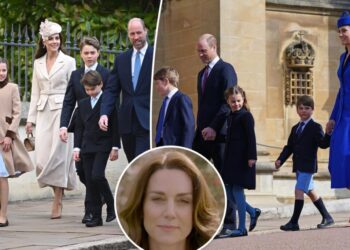 Prince William, Kate Middleton and kids attend Easter Service for first time since princess’s cancer battle