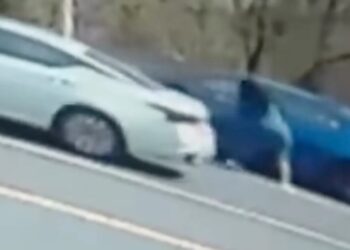 Video shows crazy road rage cat fight that has witness begging priest for ‘a blessing’