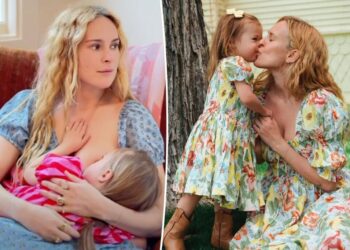 Single mom Rumer Willis hits back at parenting criticism with video breastfeeding 3-year-old daughter