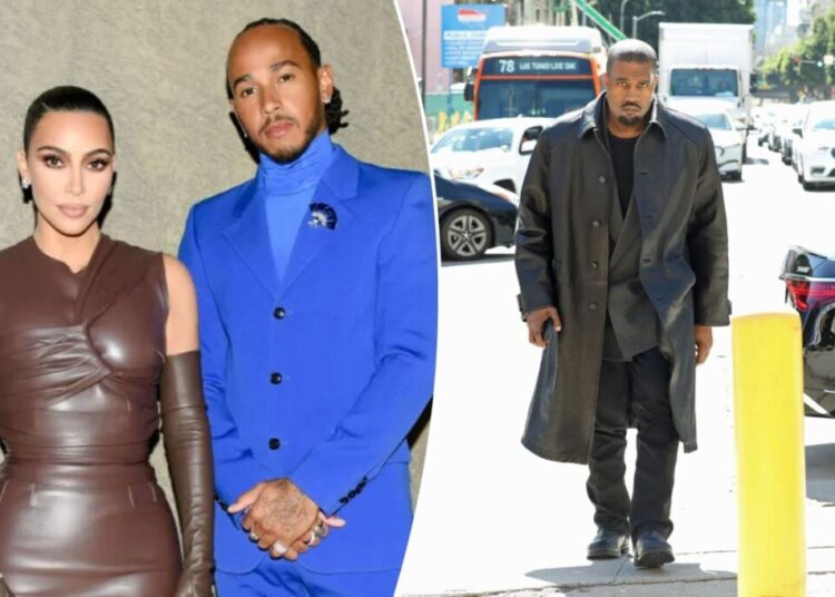 What Kanye thinks about Lewis Hamilton and Kim Kardashian’s romance — and why he really ‘hated’ Pete Davidson: source
