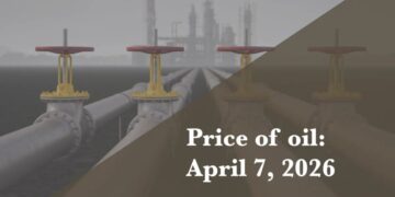 Current price of oil as of April 7, 2026