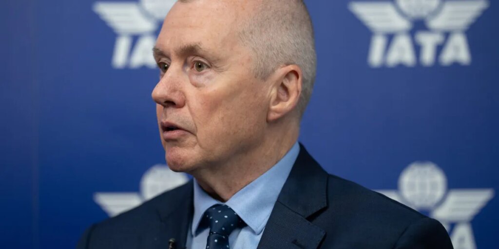 Jet fuel supply disruptions are comparable to 9/11 and could take months to replenish even if Hormuz Strait is reopening, airline trade group warns