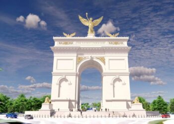 Trump’s golden arch ‘vanity project’ ignites fury as inflation soars