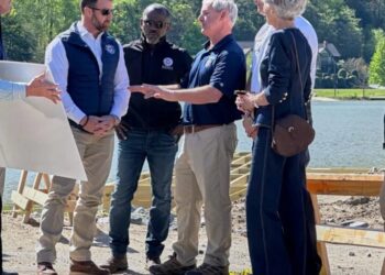 Some communities are enduring unprecedented long waits on federal disaster requests, and Democrat-led states say they’re being denied