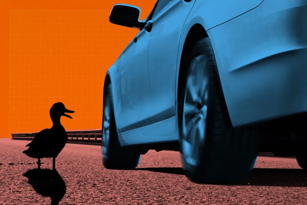 Self-Driving Car Runs Down Mother Duck Taking Care of Her Eggs, Flees Scene
